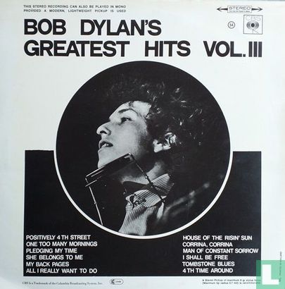 Bob Dylan's Greatest Hits Vol III - Image 2