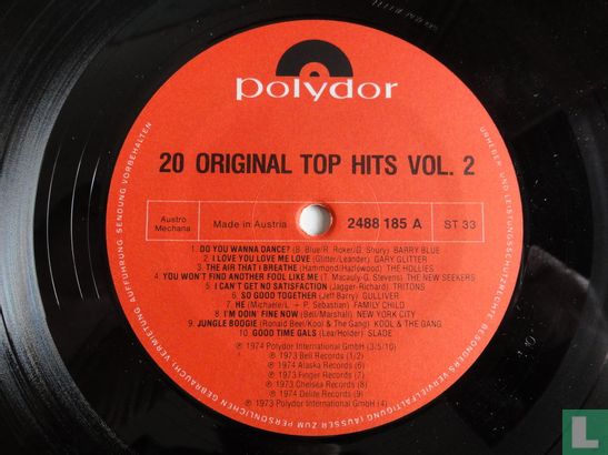 20 Original Top Hits - Vol.2 - Image 3