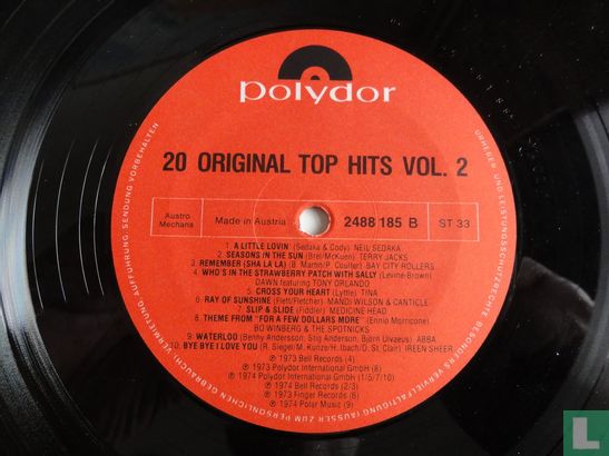20 Original Top Hits - Vol.2 - Afbeelding 4