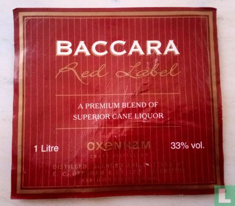 Baccara red label.