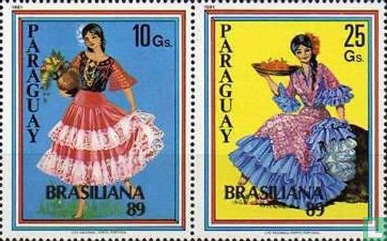Stamp exhibition Brasiliana