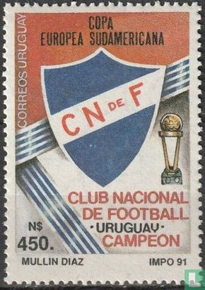 Voetbal Nacional Montevideo wint Wereldcup