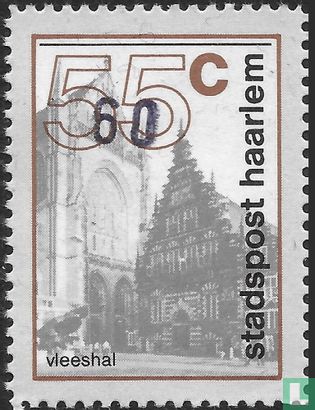 Stamps with overprint on Haarlem III