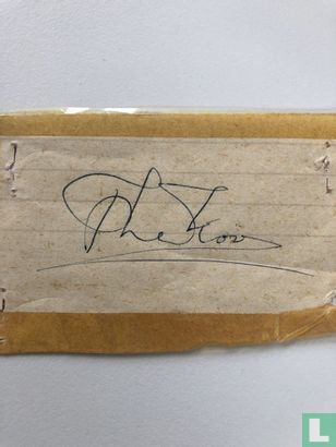 Originele handtekening Theo Koomen 