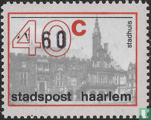Timbres avec surimpression sur Haarlem III