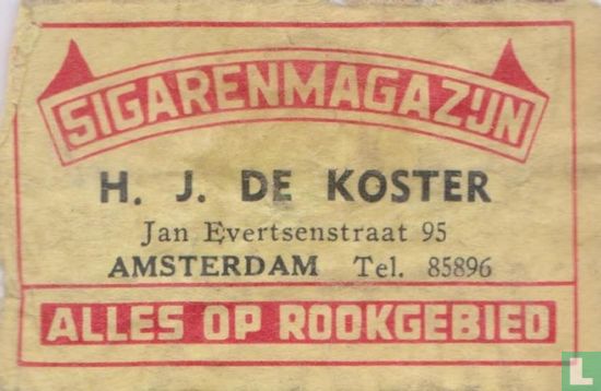 H. J. de Koster