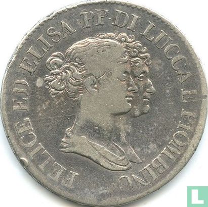 Lucca 5 franchi 1808 (type 1) - Image 2