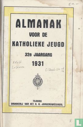 Almanak voor de katholieke jeugd 1931 - Afbeelding 3