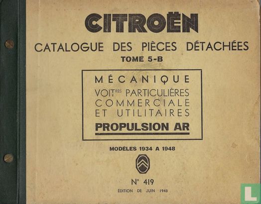 Catalogue des pièces détachées - Image 1