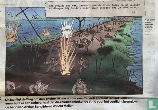 Slag om de Schelde in strip - Image 1