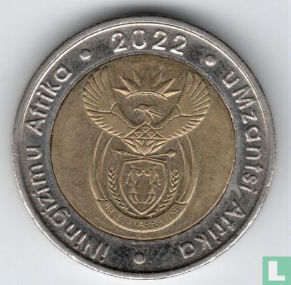 Zuid-Afrika 5 rand 2022 - Afbeelding 1
