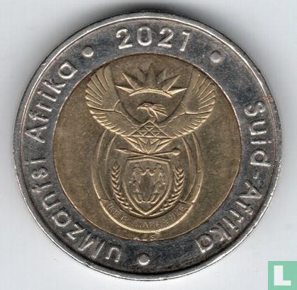 South Africa 5 rand 2021 - Image 1