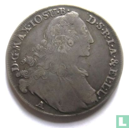 Bavaria 1 thaler 1765 (type 1 - with A) - Image 2