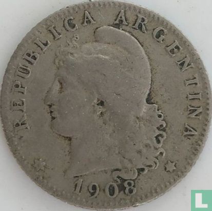 Argentinien 20 Centavo 1908 - Bild 1