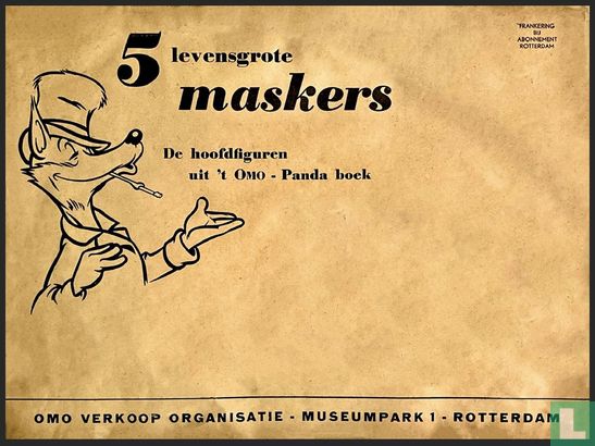 5 levensgrote maskers - Afbeelding 1