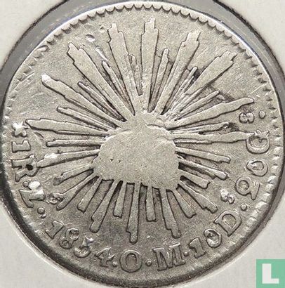 Mexique 1 real 1854 (Zs OM) - Image 1