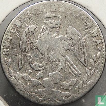 Mexique 1 real 1848 (Go PM) - Image 2