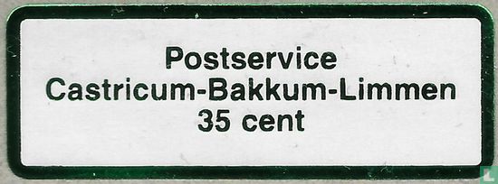 Postal service Castricum-Bakkum-Limmen