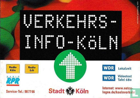 Stadt Köln "Verkehrs-Info-Köln" - Afbeelding 1