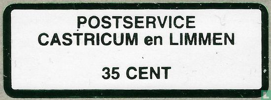 Postal service Castricum and Limmen