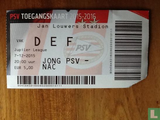 Jong PSV - NAC  - Image 1