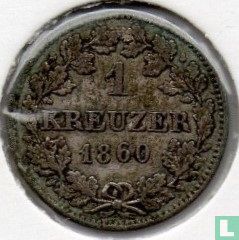 Bavaria 1 kreuzer 1860 - Image 1