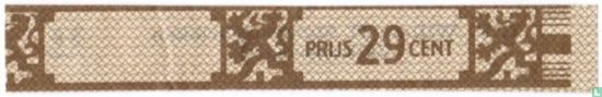 Prijs 29 cent - (Achterop: N.V. Willem II Sigarenfabrieken Valkenswaard) - Bild 1