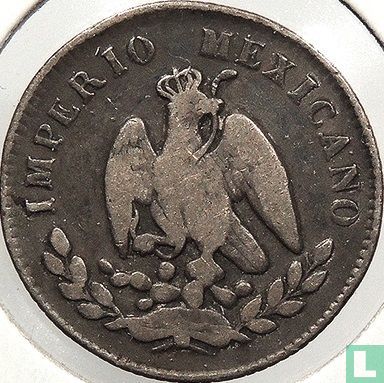 Mexiko 10 Centavo 1864 (M) - Bild 2