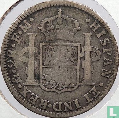 Mexique 2 reales 1784 (FM) - Image 2
