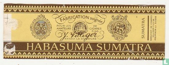 Fabrication Soignée pour les amateurs De cigares fins J. Villiger  Sumatra - Habasuma Sumatra - Afbeelding 1