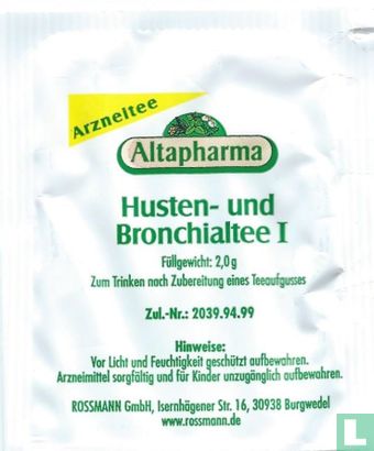 Husten-und Bronchialtee I - Afbeelding 1