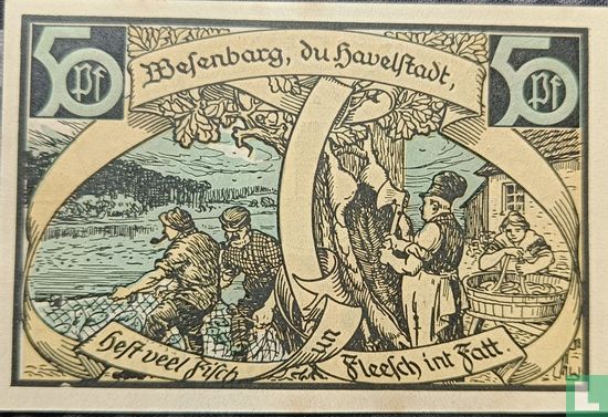 Wesenberg 50 Pfennig 1922 - Image 2