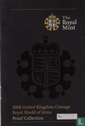 Verenigd Koninkrijk jaarset 2008 (PROOF) "Royal Shield of Arms" - Afbeelding 4