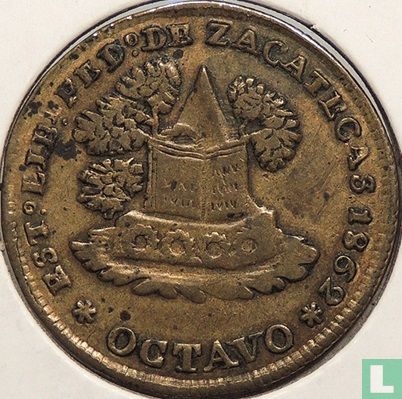 Zacatecas 1/8 Real 1862 - Bild 1