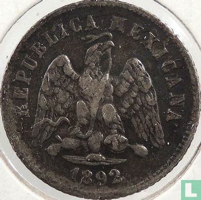 Mexico 10 centavos 1892 (As L) - Afbeelding 1