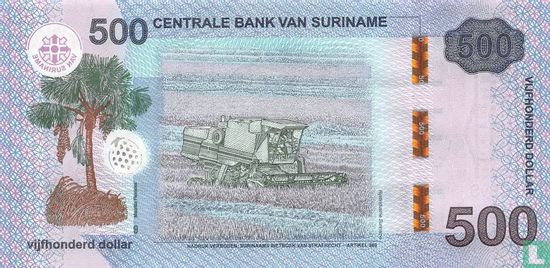 Suriname 500 Dollars 2024 - Image 2