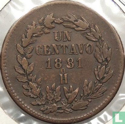 Mexico 1 centavo 1881 (Ho) - Image 1