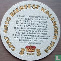 Graf Arco Bierfest Kalender 1982 - Bild 2