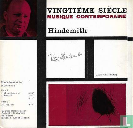 XXe Siècle Musique Contemporaine Paul Hindemith - Afbeelding 1