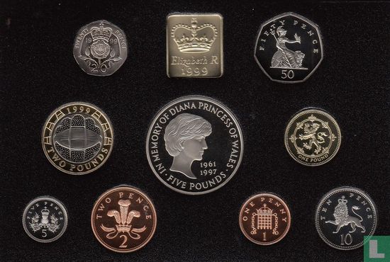 United Kingdom mint set 1999 (PROOF) - Image 2