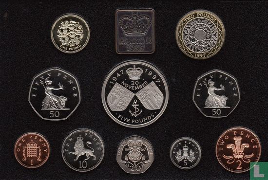 United Kingdom mint set 1997 (PROOF) - Image 2