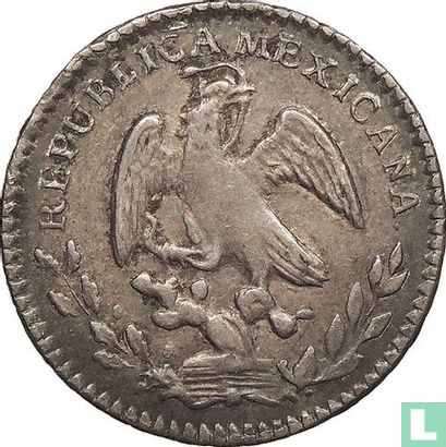 Mexiko 1 Real 1860 (C PV) - Bild 2