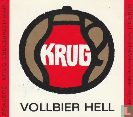 Krug Vollbier Hell