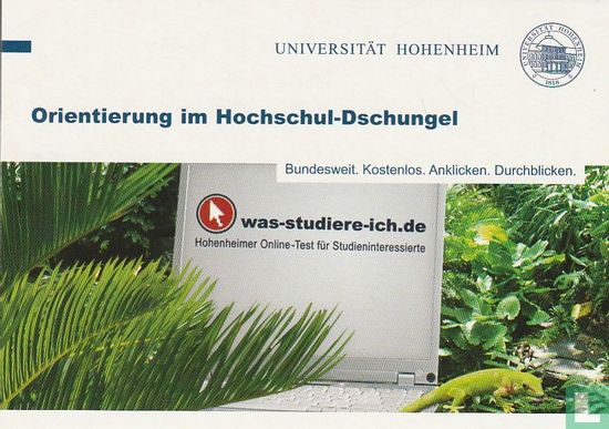 Universität Hohenheim - Orientierung im Hochschul-Dschungel - Bild 1