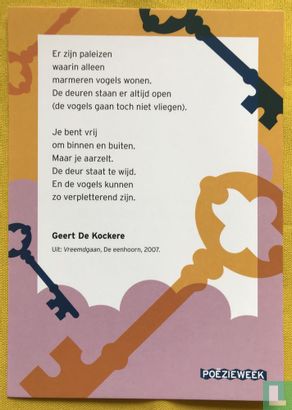 Poëzieweek 2019 - Geert De Kockere - Vreemdgaan - Image 1