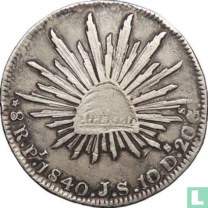 Mexico 8 real 1840 (Pi JS) - Afbeelding 1
