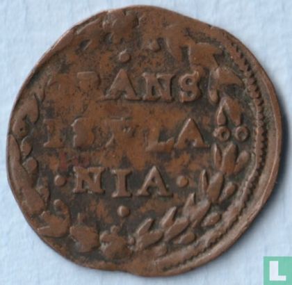 Overijssel 1 duit ND (1604-1606 - bas de couronne plat) - Image 1