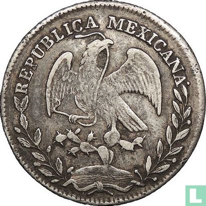 Mexique 4 reales 1844 (Ga MC) - Image 2