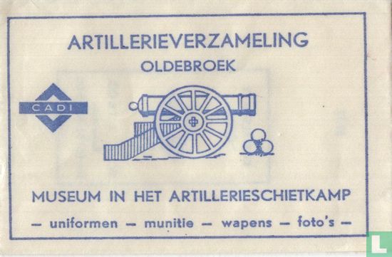 Artillerieverzameling Oldebroek - Afbeelding 1