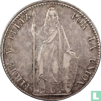 Peru 8 Real 1855 - Bild 2
